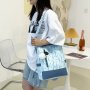 Дамска чанта-раница Spring Blue, снимка 11