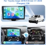 Мултимедия, за Toyota Aygo, Citroen C1, Peugeot 108, Андроид, навигация, Двоен 2DIN, плеър, Android, снимка 8