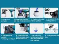 Електрически пистолет за боядисване Tilswall Shark 800W, 120 DIN-s, ергономичен дизайн, 1300мл, снимка 10