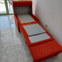 Разтегателен фотьойл с опция за сън, налични 4 броя, снимка 6 - Дивани и мека мебел - 44712873