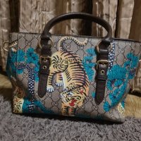 Gucci/Гучи естествена кожа, снимка 12 - Чанти - 35716628