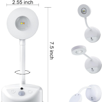 LED лампа със сензор за движение, акумулаторна, дистанционно, 2 броя, снимка 5 - Лед осветление - 44761955