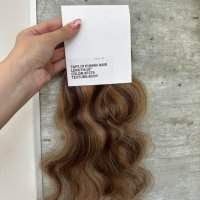 Стикери💯 естествена коса кичури, снимка 2 - Аксесоари за коса - 41460743