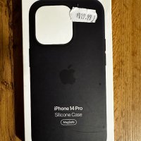Оригинален силиконов кейс за Apple iphone 14 pro - черен, снимка 1 - Apple iPhone - 40749386