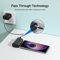 Ново мини преносимо зарядно Power Bank 6600mAh за телефон Samsung Самсунг, снимка 4 - Селфи стикове, аксесоари - 42002555