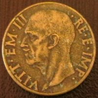 10 центисими 1939, Италия, снимка 2 - Нумизматика и бонистика - 34642257