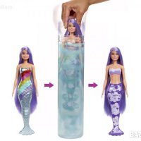 Куклa Barbie Color Reveal с магическа трансформация - цветна русалка, снимка 2 - Кукли - 38696258
