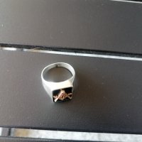 Сребърен масонски пръстен, снимка 3 - Пръстени - 41260407