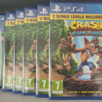 [ps4] ! НИСКА ЦЕНА ! Crash Bandicoot N. Sane Trilogy / 3 игри/Нови, снимка 1 - Игри за PlayStation - 36496687
