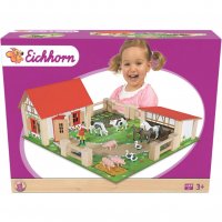 Eichhorn-Ферма средна, 21 части 100004304, снимка 1 - Играчки за стая - 35922225