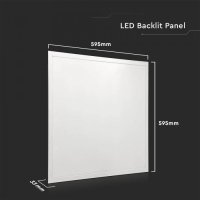 LED Панел 36W 600 x 600mm 120Lum/W 6500K, снимка 4 - Лампи за таван - 42511004