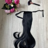 Опашка за коса с връзки, снимка 3 - Аксесоари за коса - 44701463