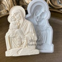 Дева Мария с Младенеца силиконов молд форма декорация украса фондан торта шоколад , снимка 3 - Форми - 30150285