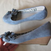 Oбувки Graceland,велур на ниска платформа , снимка 3 - Дамски ежедневни обувки - 41478088
