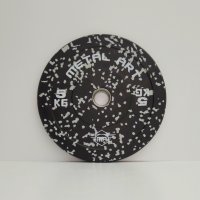 Цветни гумирани дискове на петна (Flecked Rubber Bumper Plates) , снимка 2 - Фитнес уреди - 41038121