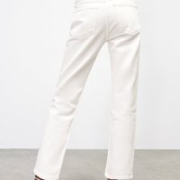 Бял дънков панталон ZARA, снимка 6 - Панталони - 40936667