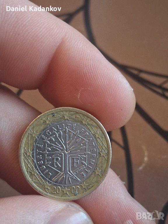 1 евро 2000 г. Франция , снимка 1