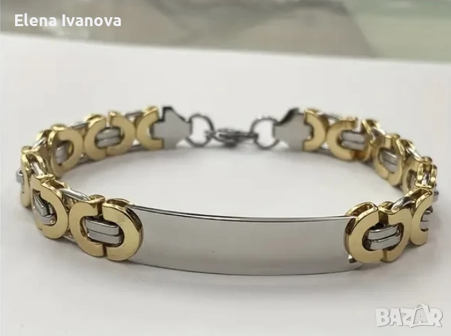 Уникална гривна от медицинска стомана, снимка 1