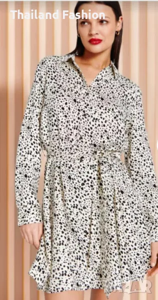 Шарена mini рокля "Sinsay" с колан, снимка 1