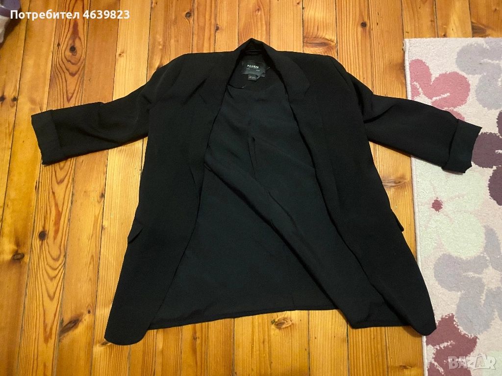 Дамско черно сако -xs,чисто нов , снимка 1