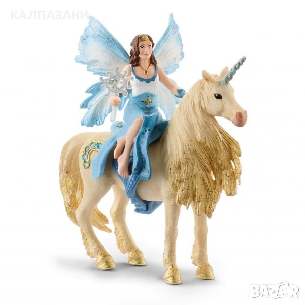 Schleich ЕЙЕЛА НА ЗЛАТЕН ЕДНОРОГ 42508, снимка 1