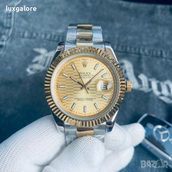 Mъжки часовник Rolex Datejust Two Tone с автоматичен механизъм, снимка 1