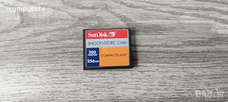 SanDisk flash memory card - 256 MB - CompactFlash, снимка 1
