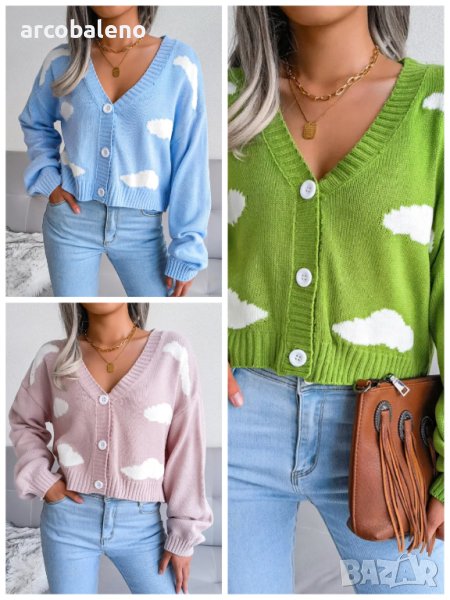 Дамски моден пуловер Baiyun, 3цвята , снимка 1