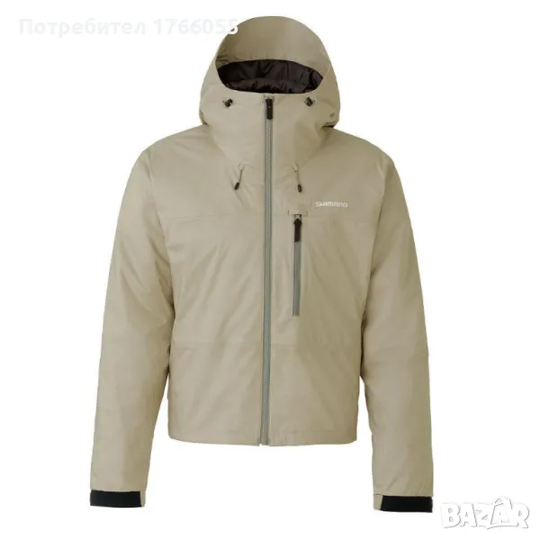 Яке Shimano DURAST WARM SHORT RAIN JACKET BEIGE, снимка 1