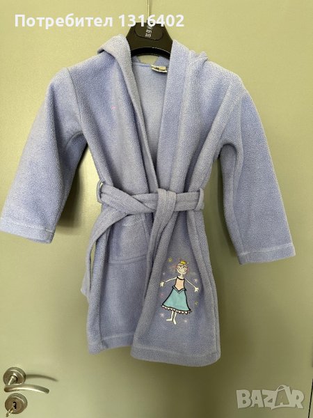 Домашен халат за момиченце 104см, снимка 1