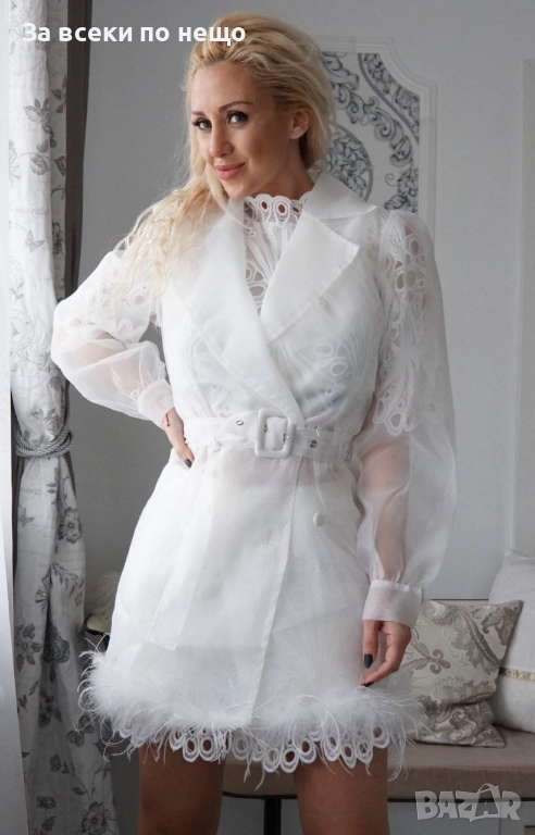 Дамско Сако С Пера Код S362, снимка 1