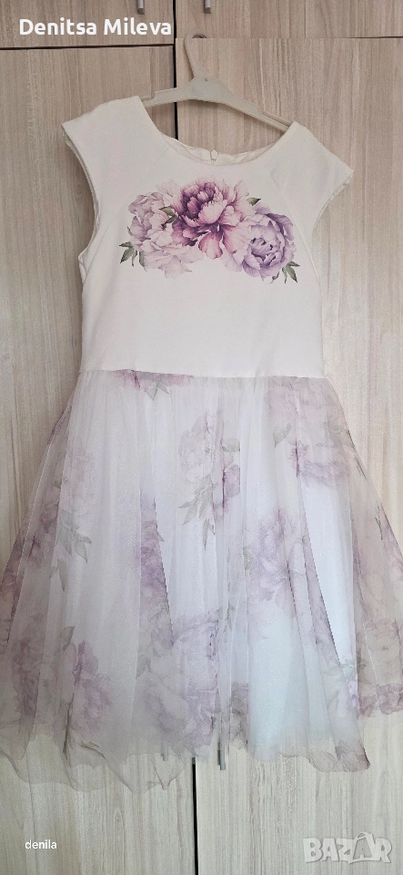 празнична рокля за момиче 146-152, снимка 1