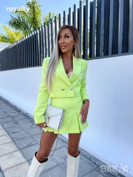 Неонов дамски комплект , снимка 1