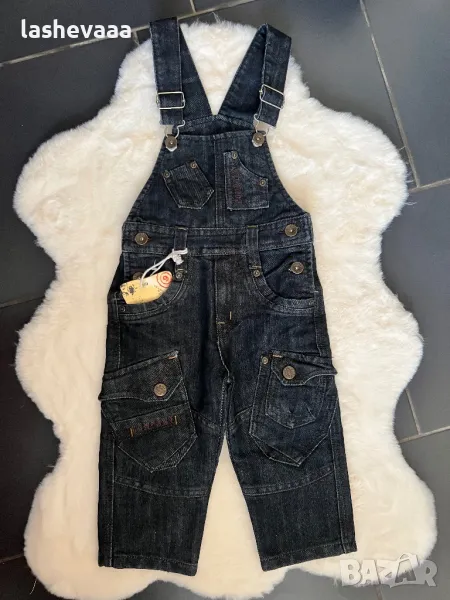 Бебешки дънков гащеризон , снимка 1