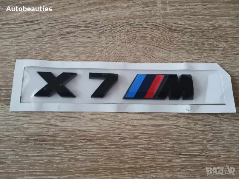 БМВ Bmw X7 M черна емблема лого, снимка 1