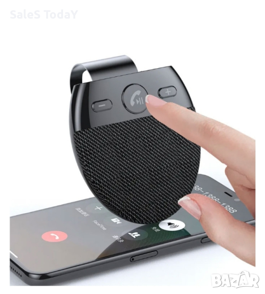 Хендсфри за кола с вграден микрофон, Bluethoot, Handsfree, снимка 1