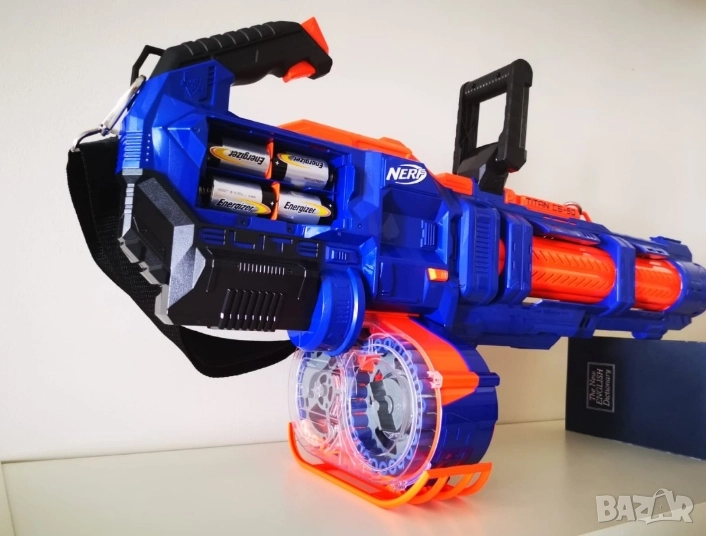   Голям детски пистолет с меки стрели  , снимка 1