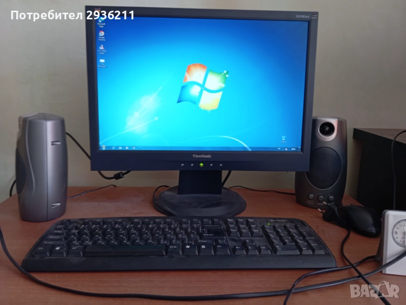 Продавам монитор, клавиатура,колони и мишка., снимка 1