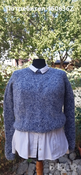 ръчно изплетен пуловер , снимка 1