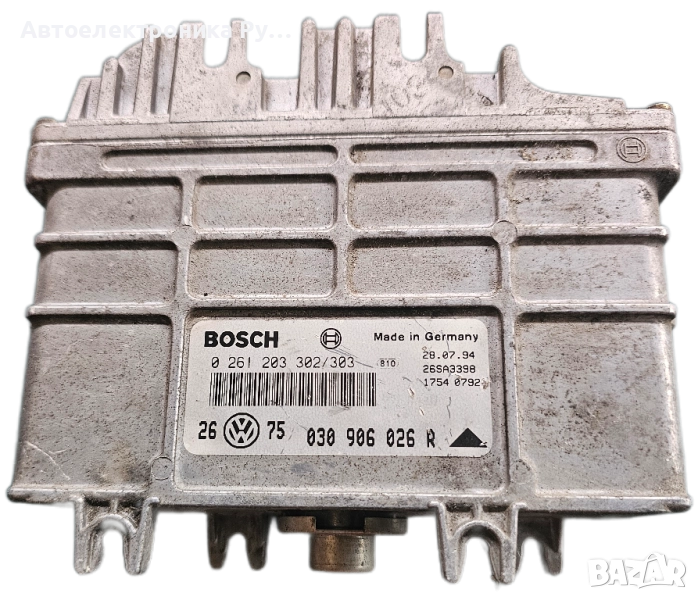компютър VW VOLKSWAGEN GOLF VENTO 1.4 ABD BOSCH 0 261 203 302/303, 0261203302, 030 906 026 R, снимка 1