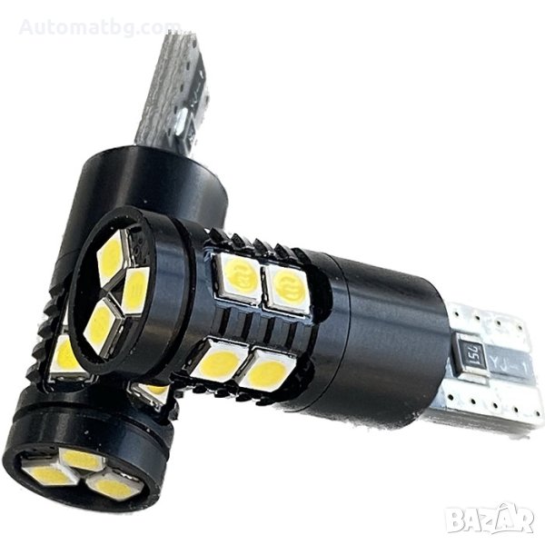 Комплект LED T10 Automat, 12-24V, Cambus, 6000K, снимка 1
