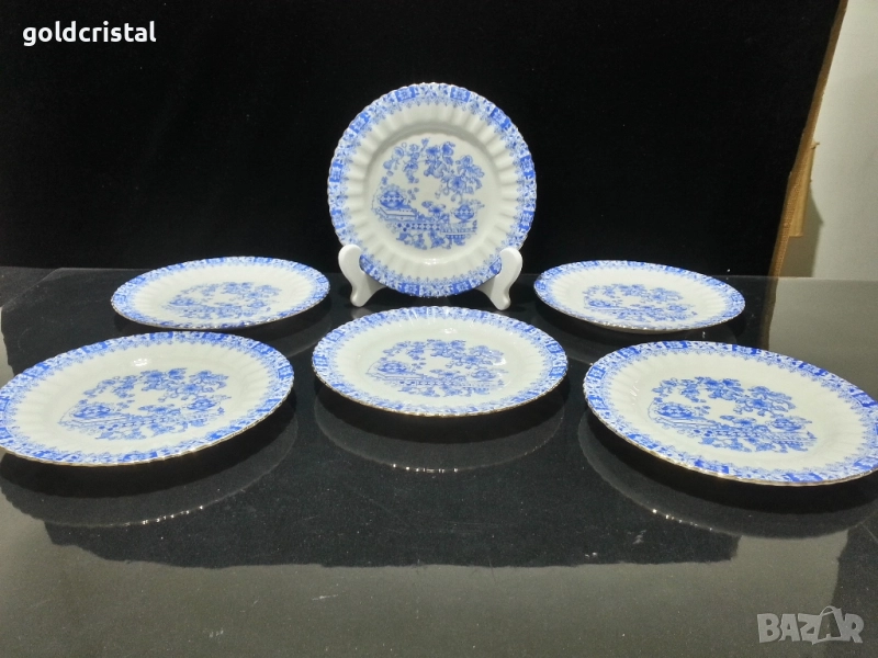 фин костен порцелан чинии , снимка 1