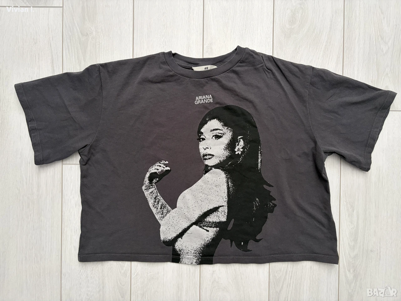 oversized h&m тениска на Ariana Grande , снимка 1