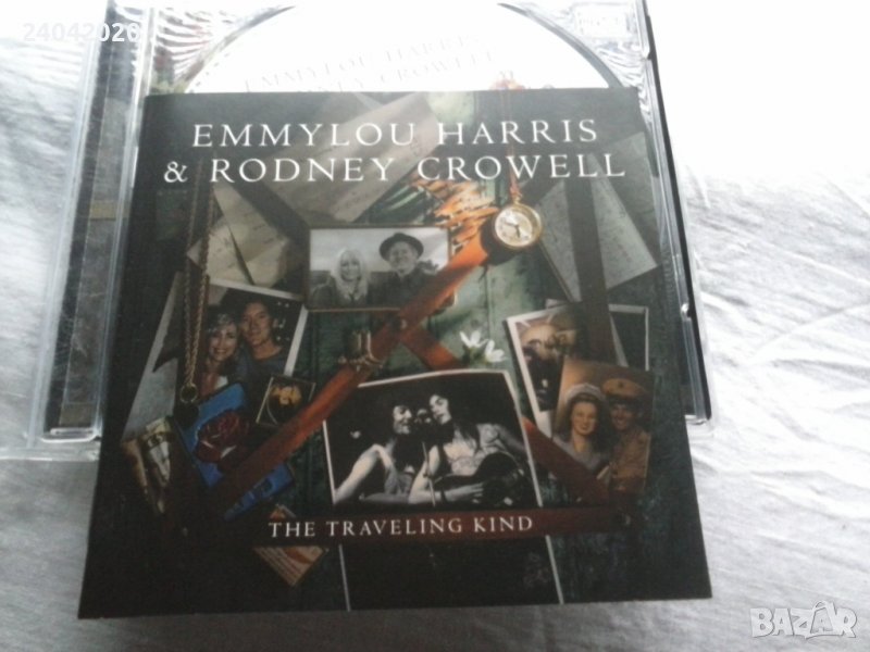 Emmylou Harris & Rodney Crowell – The Traveling Kind матричен диск, снимка 1
