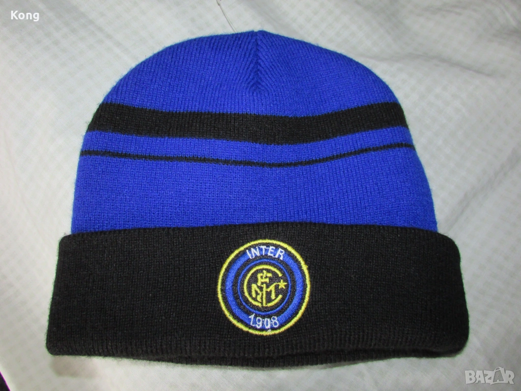 Интер Милано Италия Оригинална Нова с етикет зимна шапка Inter Milan Italia , снимка 1