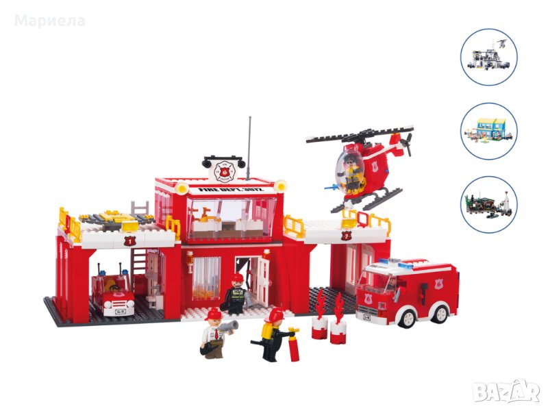 Детска Пожарникарска Станция / Игра на Пожарникари / Игра за Креативност и Фантазия, снимка 1
