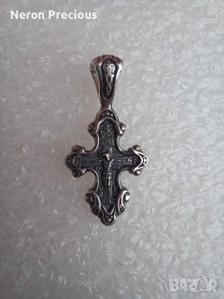Сребърен кръст 31 мм, снимка 1