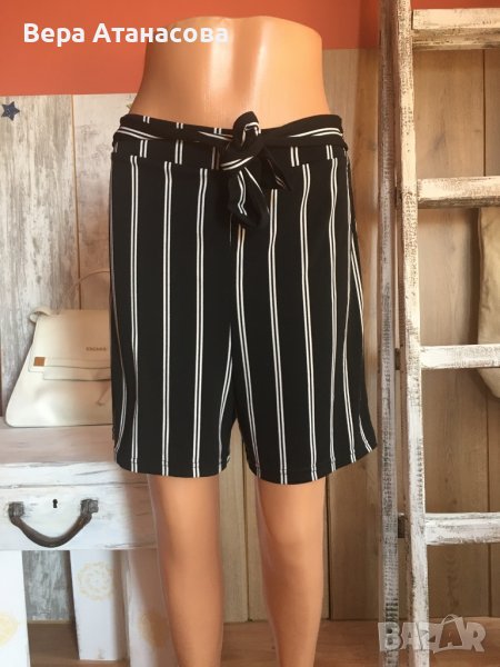 💄Къси панталонки с дълбоко дъно на райета☑️л размер👟15 лв., снимка 1