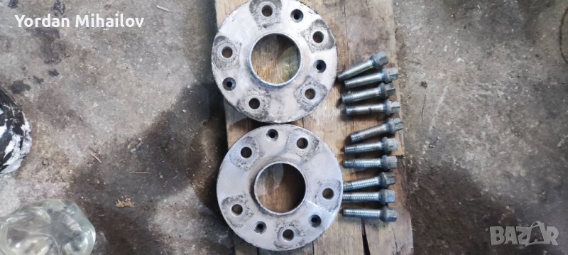 Фланци 5х130 20мм с болтове, снимка 1
