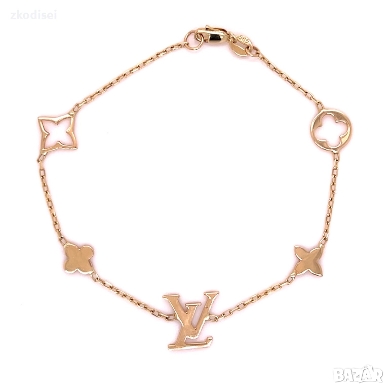 Златна дамска гривна 2,41гр. 17,5см. 14кр. проба:585 модел:36296-6, снимка 1